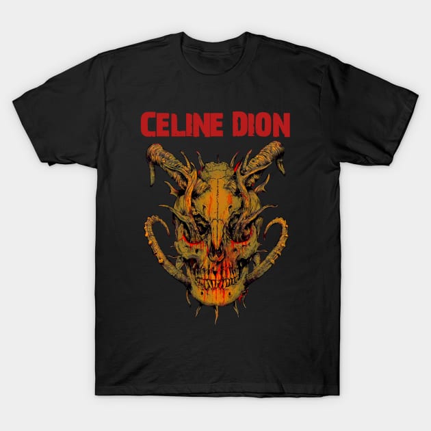 Celine Dion metal t-shirt T-Shirt by Tomblo